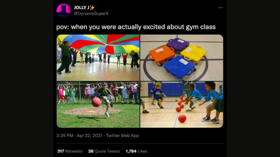 When gym class was fun
